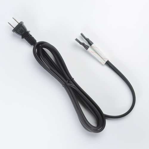EdenPURE® GEN40 replacement power cord with two-prong plug and black cable